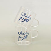 Glass Tea Cup -Ramadan 2026- 6pcs - The Dana Store